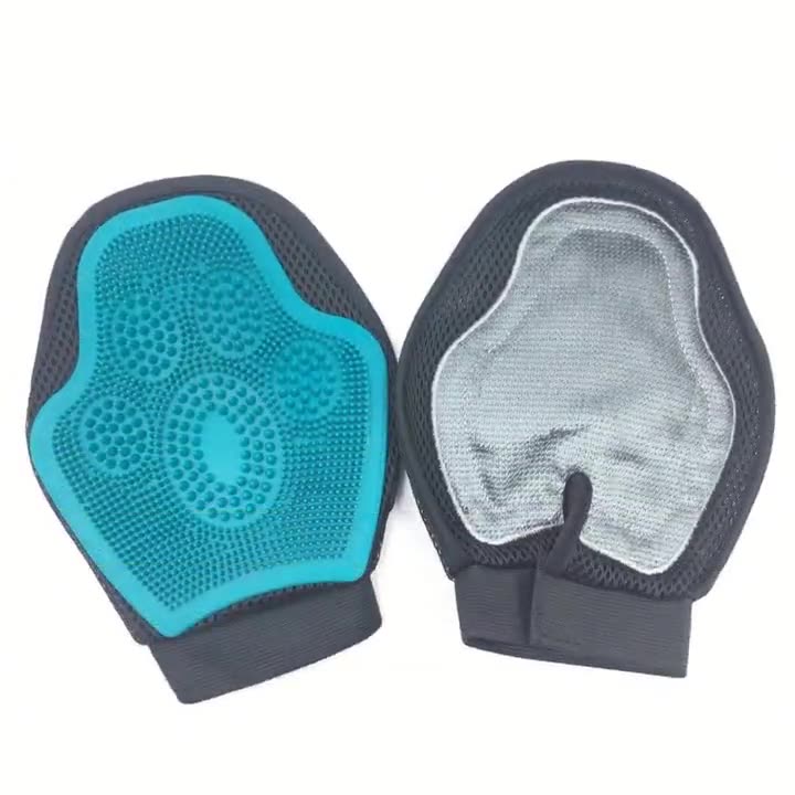 Transform Your Pet Grooming Experience with Silicone Pet Massage Grooming Gloves